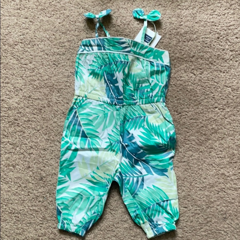 Janie and Jack jungle romper 3-6 mo